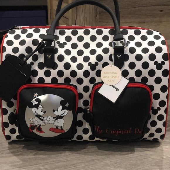 minnie mouse weekender bag